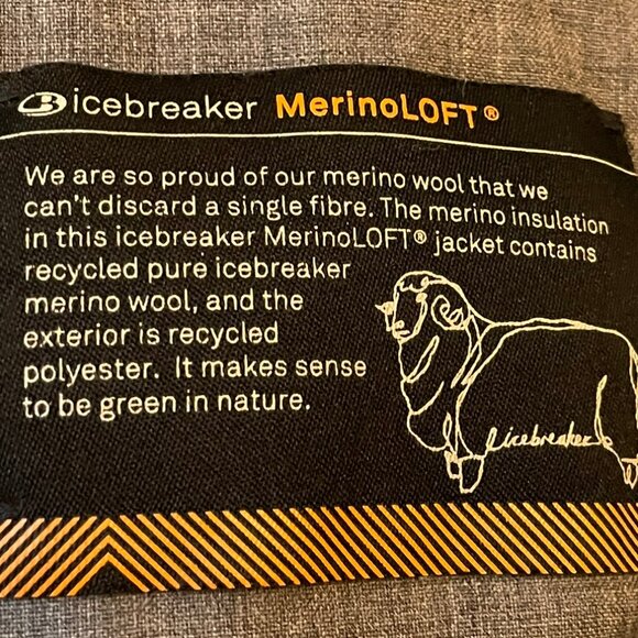 Men's Light Blue Icebreaker Jacket Size L - Picture 4 of 6